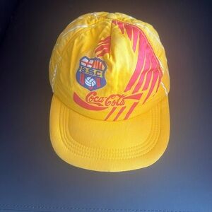 Vintage Coca-Cola Yellow and Red BSC snapback